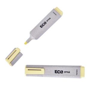 Szövegkiemelõ, 1-4 mm, FLEXOFFICE "HL05 Eco Style", sárga