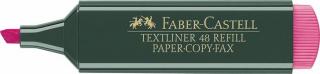 Szövegkiemelõ, 1-5 mm, FABER-CASTELL, "Textliner 48", rózsaszín