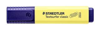 Szövegkiemelõ, 1-5 mm, STAEDTLER "Textsurfer Classic Pastel 364 C", sárga