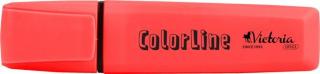 Szövegkiemelõ, 1-5 mm, VICTORIA OFFICE, "ColorLine", rózsaszín