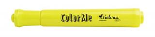 Szövegkiemelõ, 1-5 mm, VICTORIA OFFICE, "ColorMe", sárga