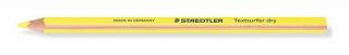 Szövegkiemelõ ceruza, háromszögletû, STAEDTLER "Textsurfer Dry 128 64", neon sárga (12 db)