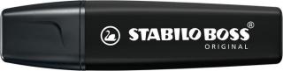 Szövegkiemelõ, marker, 2-5 mm, STABILO "BOSS original NatureColors", fekete