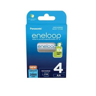 Tölthetõ elem, AA ceruza, 4x2000 mAh Ni-MH, PANASONIC "Eneloop" (4 db)