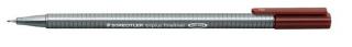 Tûfilc, 0,3 mm, STAEDTLER "Triplus 334", középbarna