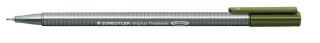 Tûfilc, 0,3 mm, STAEDTLER "Triplus 334", olivazöld