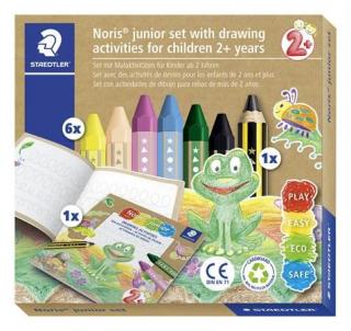 Vegyes színezõ készlet, STAEDTLER "Noris® junior 61 C1" (8 db)