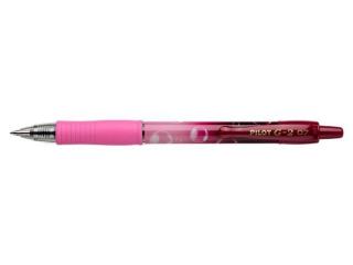 Zseléstoll, 0,32 mm, nyomógombos, PILOT "G-2 Pink Bubble", kék