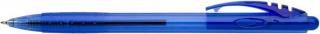 Zseléstoll, 0,5 mm, nyomógombos, ICO "Gel-X", kék (40 db)