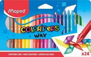 Zsírkréta, MAPED "Color`Peps Wax", 24 különbözõ szín (24 db)