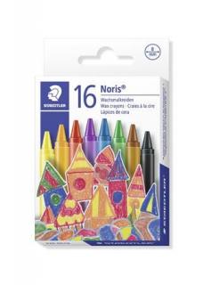 Zsírkréta, STAEDTLER "Noris 220", 16 különbözõ szín (16 db)