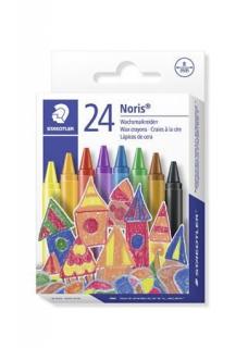 Zsírkréta, STAEDTLER "Noris 220", 24 különbözõ szín (24 db)