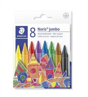 Zsírkréta, STAEDTLER "Noris Jumbo 229", 8 különbözõ szín (8 db)