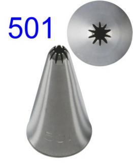 Díszítő cső zárt csillag 501 (Díszítő csővég)