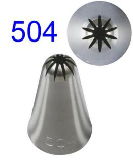 Díszítő cső zárt csillag 504 (Díszítő csővég)