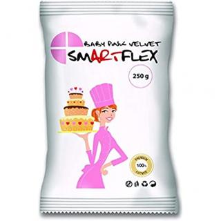 Smartflex Baby Pink Velvet  250 gramm (Tortaburkoló massza)
