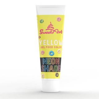 SWEETART zselés ételfesték, Yellow Neon hatás, 30 g