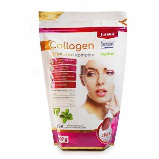 JutaVit Collagen +Hialuron Komplex 400g italpor – Eper ízben