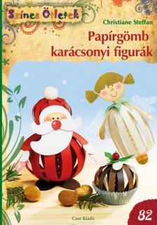 Papírgömb karácsonyi figurák