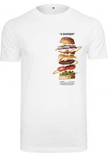 "A Burger" fehér unisex póló