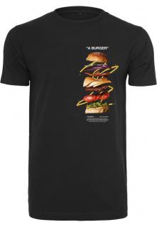 "A Burger" fekete unisex póló