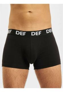 DEF 3db-os fekete boxer alsónadrág csomag