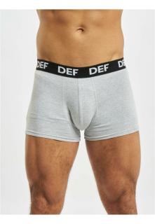 DEF 3db-os szürke boxer alsónadrág csomag