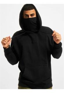 DEF fekete kapucnis pulóver