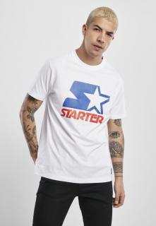 Divatos fehér férfi póló Starter Two Color Logo mintával