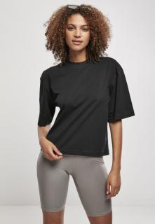 Fekete női divatos póló