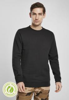 Fekete organikus pamut férfi pulóver