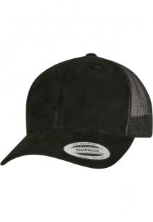 Fekete velúr bőr snapback