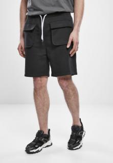 Fekete zsebes férfi rövidnadrág
