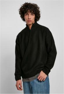 Férfi fekete kötött pulóver
