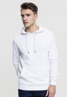 Kapucnis pulóver divatos színekben, fehér