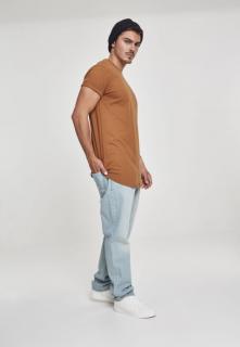 Karamella színű férfi hosszított póló