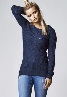 Kék női pulóver