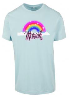 Ladies Mariah Rainbow mintás divat póló