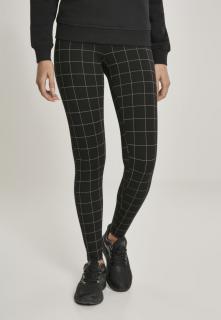 Magas derekú fekete női leggings