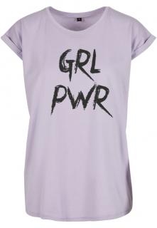 Női lila GRL PWR póló