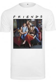 Nyomott "Friends Group Photo" mintás póló