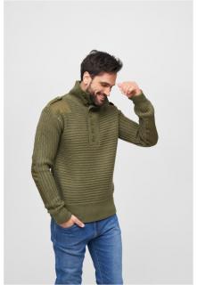 Oliva zöld férfi pulóver