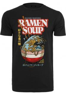"Ramen leves" nyomott mintás férfi póló