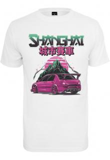 "Shanghai Racing" nyomott mintás férfi póló