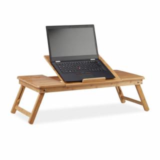 IDOMU XL Bambusz Laptop Asztal