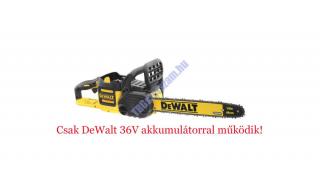 DeWalt 36V PRO LANDSCAPE láncfűrész akku és töltő nélkül DCM585N-XJ