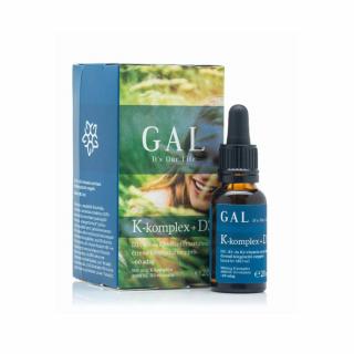 GAL K-komplex +D3 vitamin, 500 mcg K-komplex + 4000 NE D3 x 60 adag