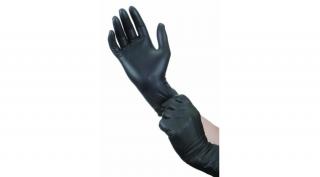100db Essenti Care Black Nitril kesztyű, fekete  XL méretben