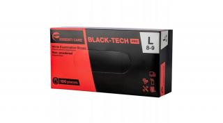 3x100db Essenti Care Black-Tech Pro Nitril  (fekete) választható  L, XL méretben,