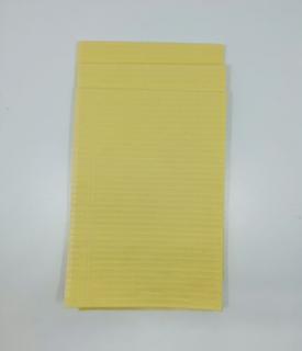 Citromsárga  papír-nylon szalvéta 30x50 cm, 50 db(D)